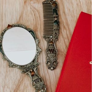Vintage Mirror and Comb set